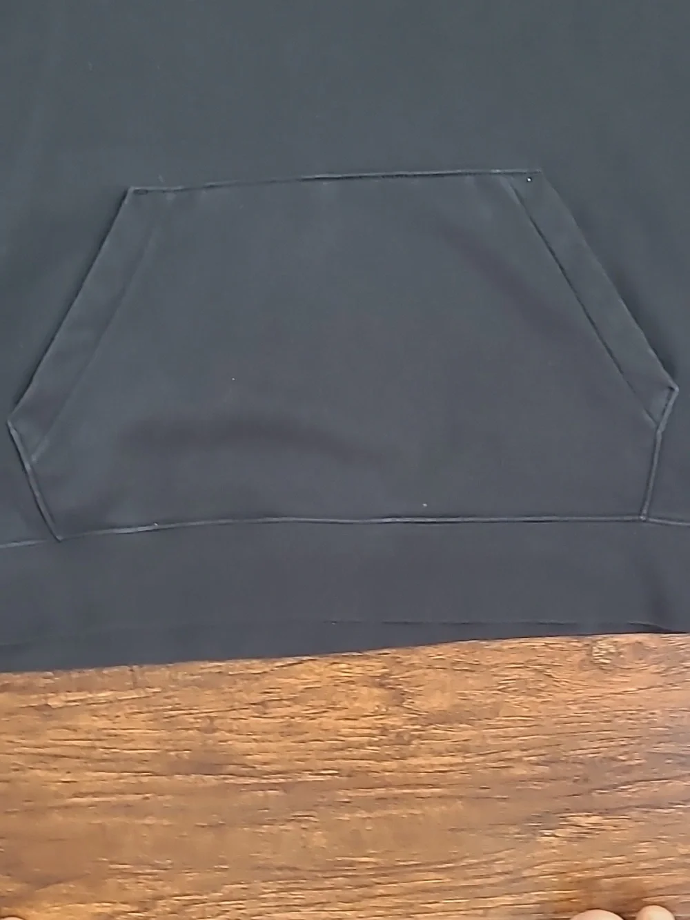 Nike Black Hoodie with White Logo Size Xl Fleece Lining - Picture 5 of 7